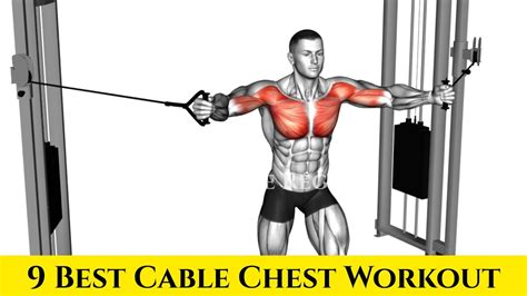 21 Cable Chest Exercises for Upper, Lower, & Mid Pec Workout. Build a bulging chest from top to bottom with these cable chest exercises, including pictures and an example workout for pectoral growth.